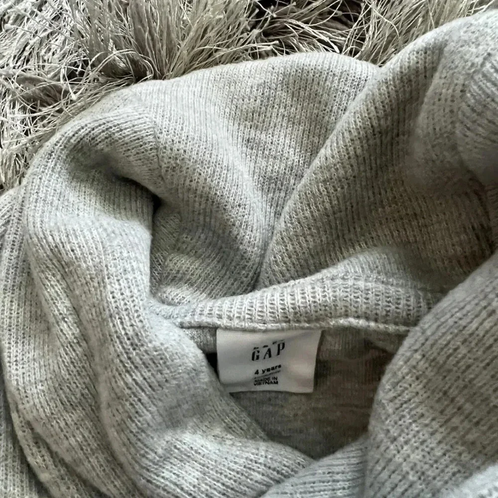 Baby Gap Boys Gray Cowl Neck Sweater 4 Years